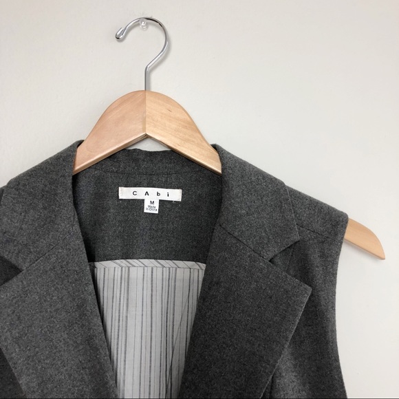 Cabi Over the Moon Tweed Vest Grey Size M #518 - Picture 5 of 8